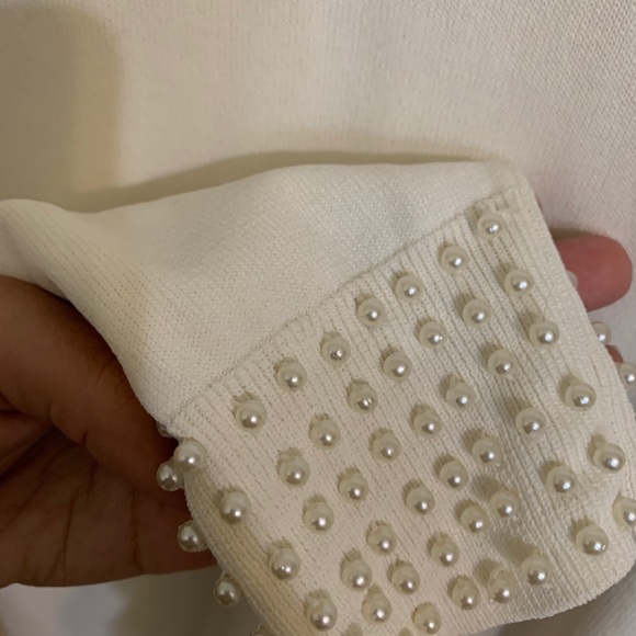 H&M New Sweater with Pearl Accents - Picture 3 of 6